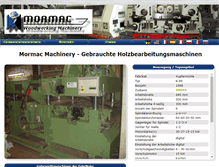 Tablet Screenshot of mormac.de